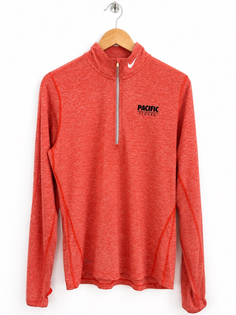 Nike Red Heather Pacific Tigers Pullover